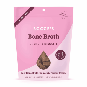 Bocce's Bakery Bone Broth Biscuit Dog Treats 5oz