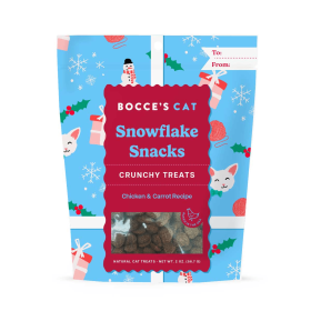 Bocce's Bakery Snowflake Snacks Crunchy Cat Treats