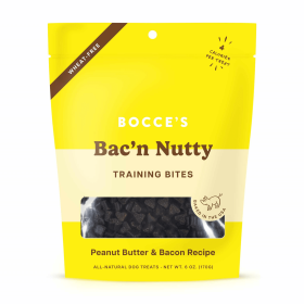 Bocce's Bakery Bac'N Nutty Training Bites Dog Treats 6oz