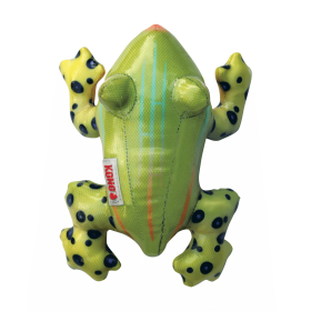 KONG(R) Shieldz Tropics Frog Dog Chew Toy Medium