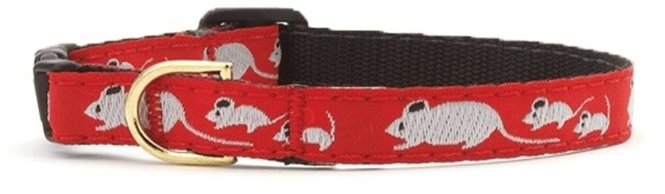 Up Country Mouse Cat Collar