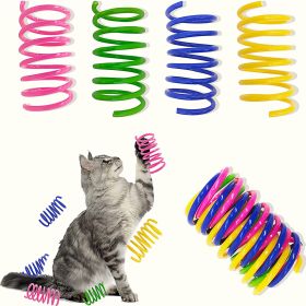 4pcs/set Puppy & Cat Spring Interactive Toys With Durable For Funny