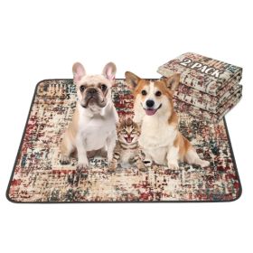 Qeils Washable Puppy Pee Pads, 2-Pack, Reusable & Leakproof, Non-Slip Training Pads (36x41)