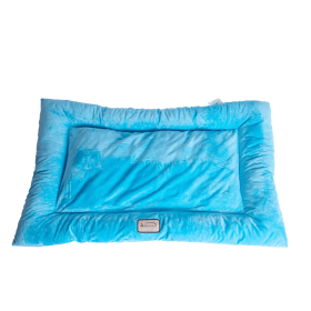 Armarkat Pet Bed Mat, Dog Crate Soft Pad W Poly Fill Cushion (Color: Sky Blue, size: M)