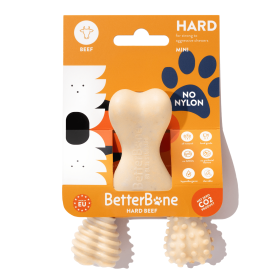 Betterbone Hard Beef Dog Chew Toy (size: Mini)