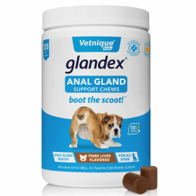 Glandex Pork Liver Soft Chews  Jar (size: 120ct)