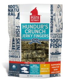 Plato Hundur's Crunch Jerky Fingers (size: 10oz)