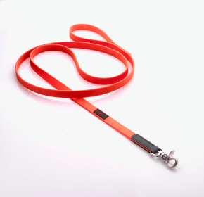 Boss Regular Leash (Color: Orange, size: 3/4"x4')