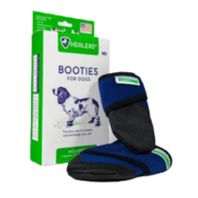 Healers Medical Dog Booties (Color: Blue, size: Extra Large)